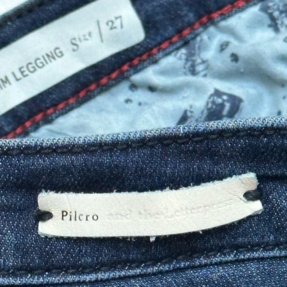 Anthropologie Pilcro and the Letterpress High-Rise Denim Legging Cropped